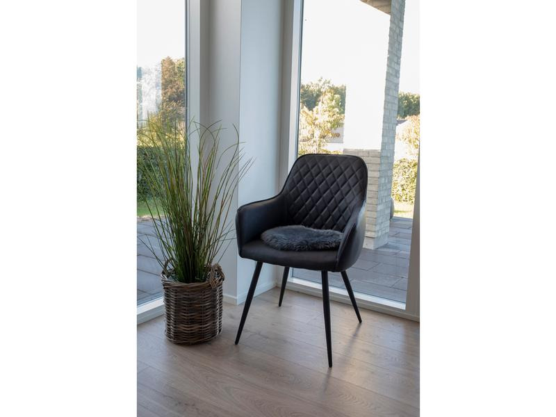 House Nordic Lammfell Ø 35 cm, Grau