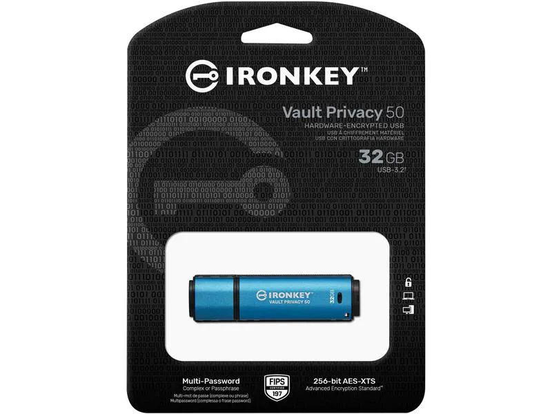 Kingston USB-Stick IronKey Vault Privacy 50 32 GB