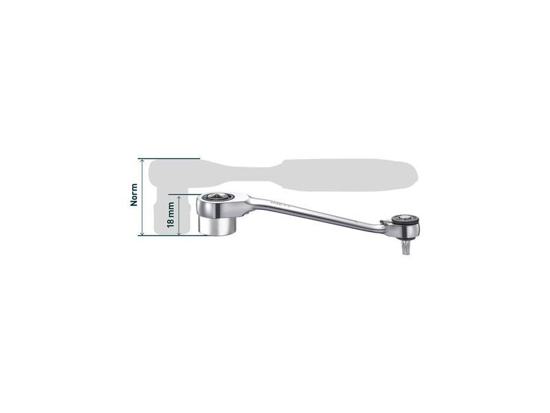 Technocraft Steckschlüssel-Set Slim 1/4 31-Teilig