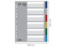 VON Register Blanko, A4, 1-5