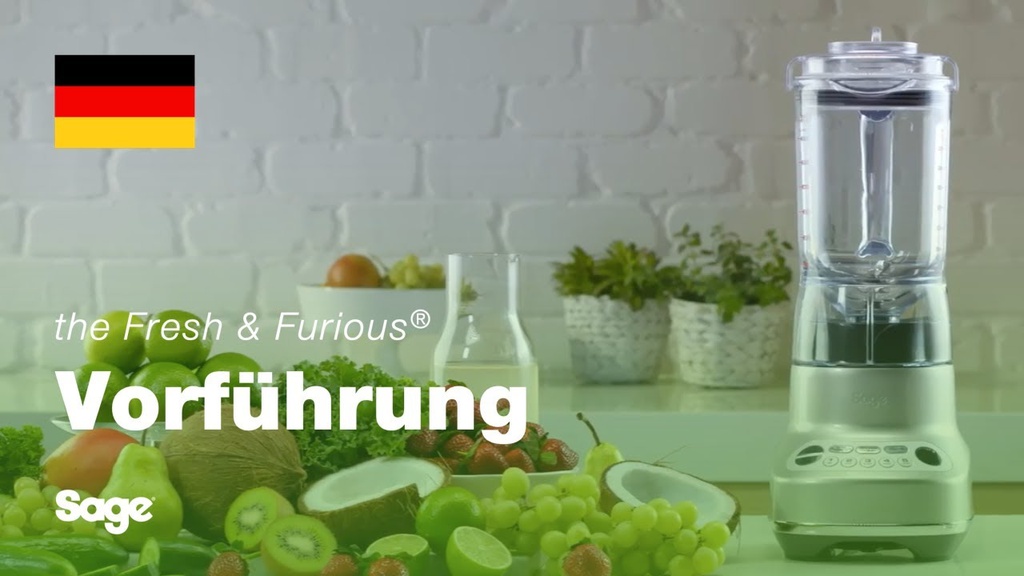 Sage Standmixer Fresh &amp; Furious Silber