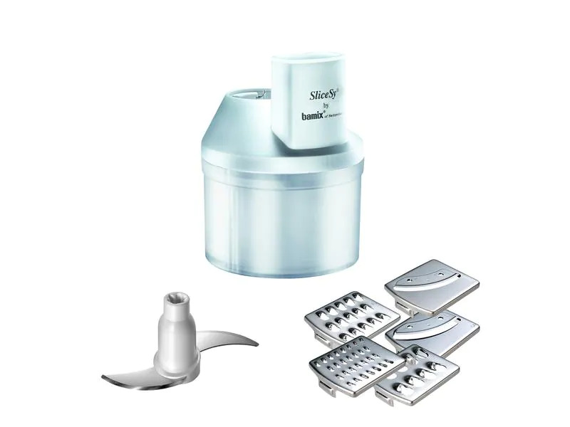 Bamix Zerkleinerer-Aufsatz SliceSy, Weiss