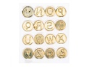Glorex Brennstempel Buchstaben M-Z 16-teilig