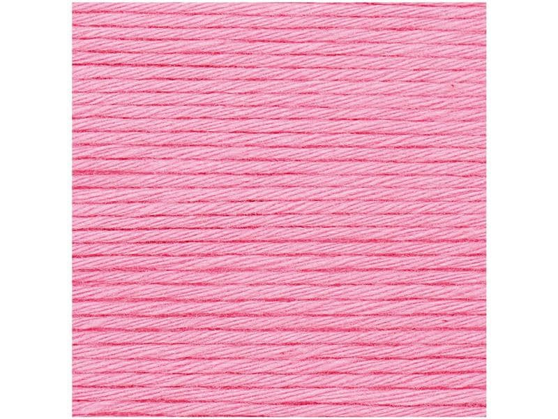 Rico Design Wolle Creative Cotton Aran 50 g, Bonbonrosa