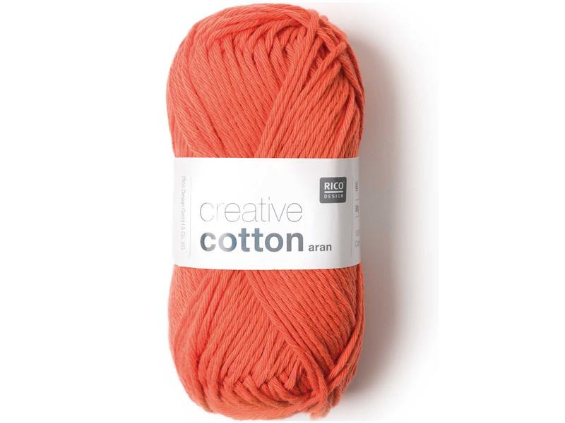 Rico Design Wolle Creative Cotton Aran 50 g, Mais