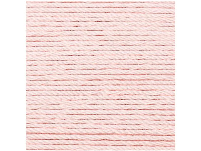 Rico Design Wolle Creative Cotton Aran 50 g, Pastellrosa