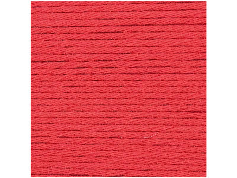Rico Design Wolle Creative Cotton Aran 50 g, Rot