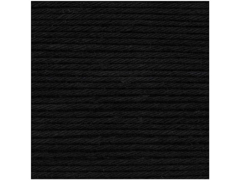 Rico Design Wolle Creative Ricorumi DK 25 g, Schwarz