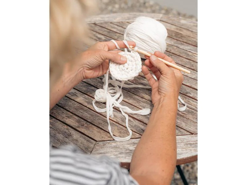 lalana Wolle Lady chain 200 g, Crème