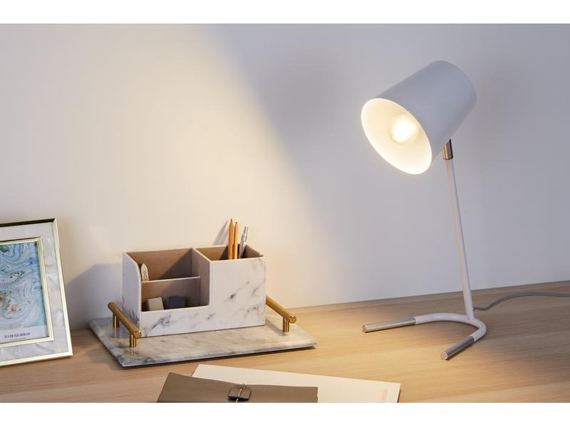 Pauleen Tischleuchte True Ally 1x E14 Weiss/Silber