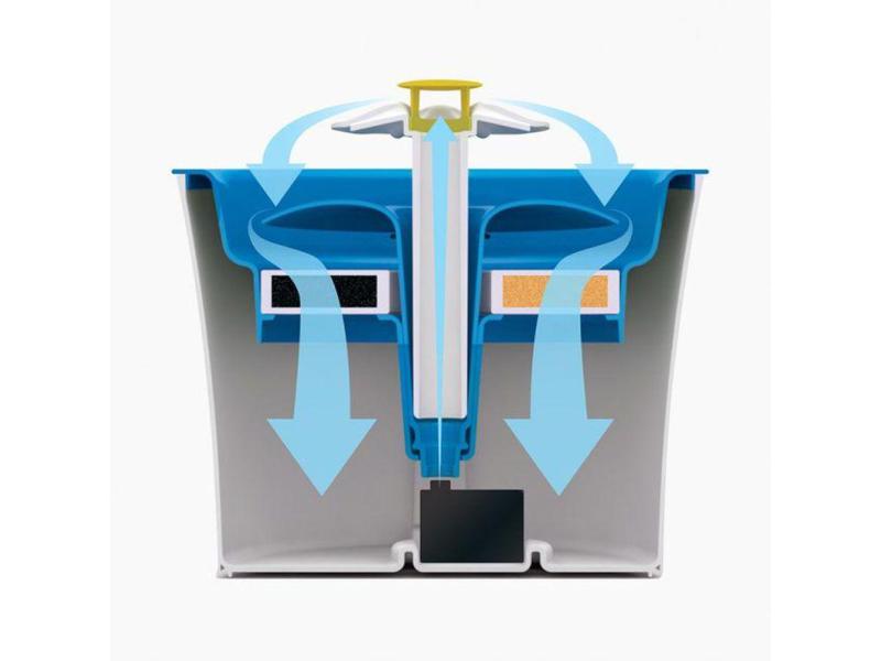 Catit Wasserautomat LED Flower Trinkbrunnen 3l