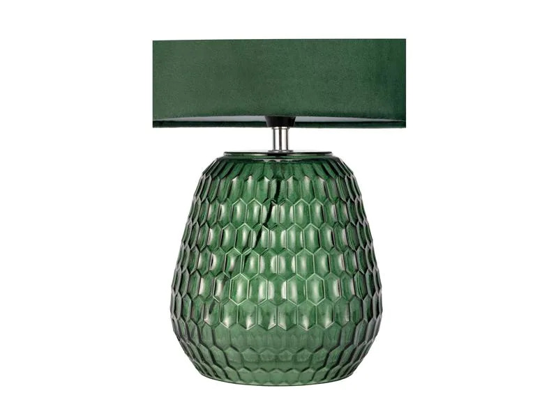 Pauleen Tischleuchte Crystal Velours 1x E14 Grün