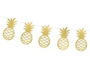 Partydeco Girlande Ananas 150 x 13 cm, Gold