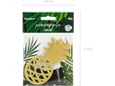 Partydeco Girlande Ananas 150 x 13 cm, Gold