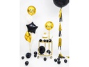 Partydeco Girlande Quasten 1.5 m, Gold/Schwarz