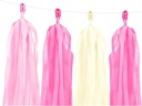 Partydeco Girlande Quasten 1.5 m, Rosa