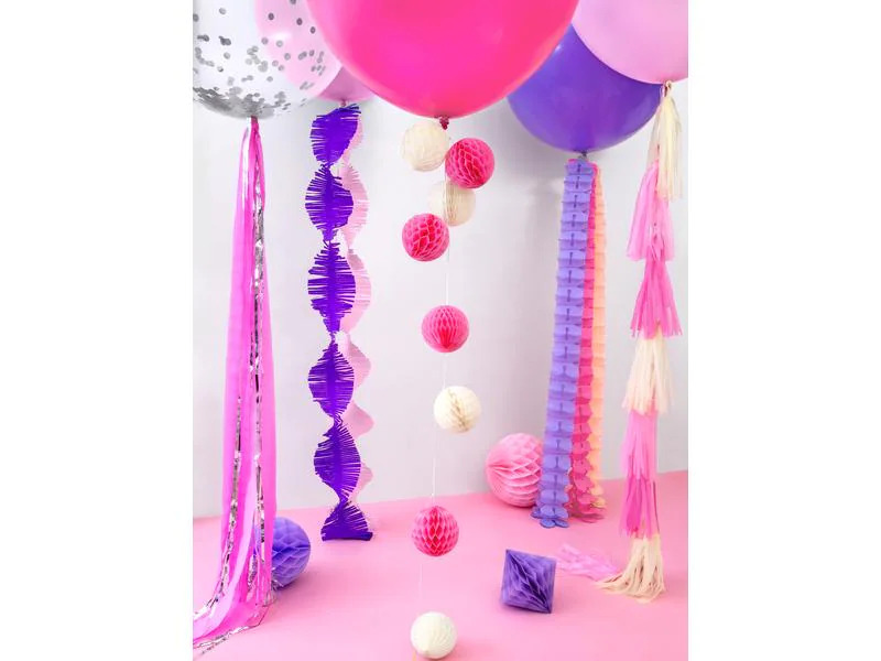 Partydeco Girlande Quasten 1.5 m, Rosa
