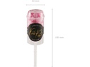 Partydeco Konfettikanone Push-Pop Ø  8 mm, 1 Stück, Pink