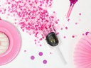 Partydeco Konfettikanone Push-Pop Ø  8 mm, 1 Stück, Pink