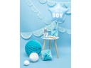 Partydeco Partypfeife Hellblau, 12.5 cm, 6 Stück