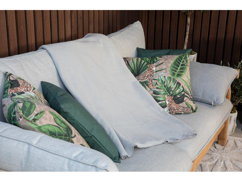 COCON Decke Fleecedecke 150 x 210 cm, Hellgrau