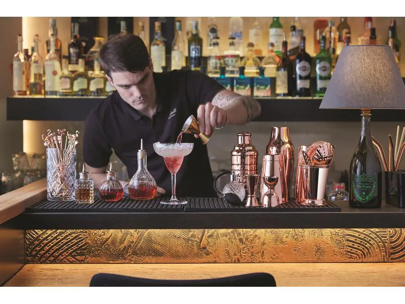 Paderno Einweg-Cocktailrührer 1 Stück Silber