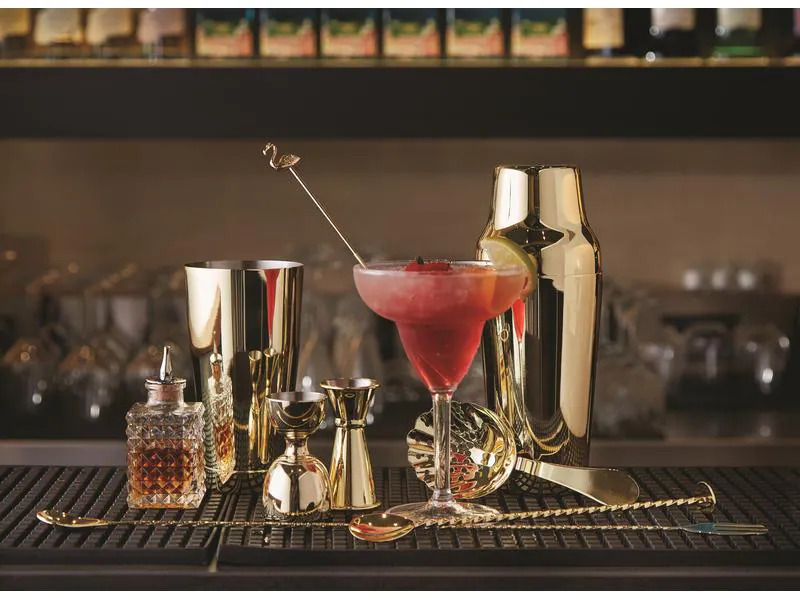 Paderno Einweg-Cocktailrührer 1 Stück Silber
