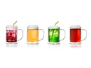 Creano Bierglas 500 ml, 1 Stück, Transparent
