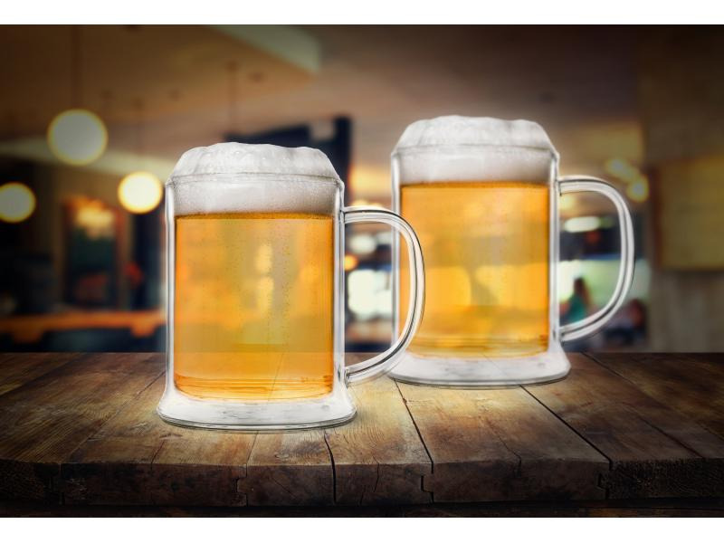 Creano Bierglas 500 ml, 1 Stück, Transparent