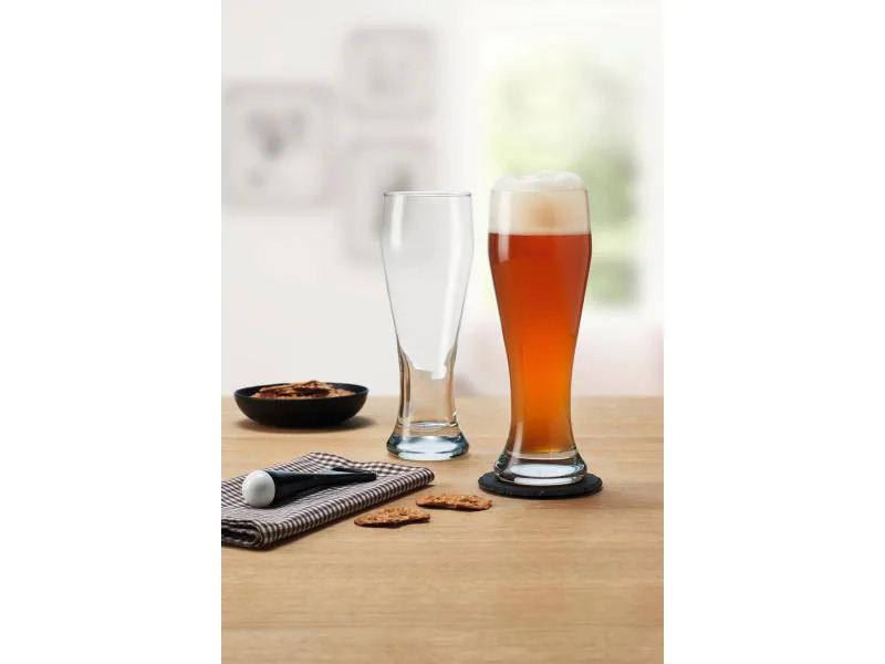 Montana Bierglas Basic 655 ml, 2 Stück, Transparent