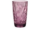 Bormioli Rocco Longdrinkglas Diamond 470 ml, 6 Stück, Violett