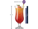 Leonardo Cocktailglas Hurricane 450 ml, 2 Stück, Transparent