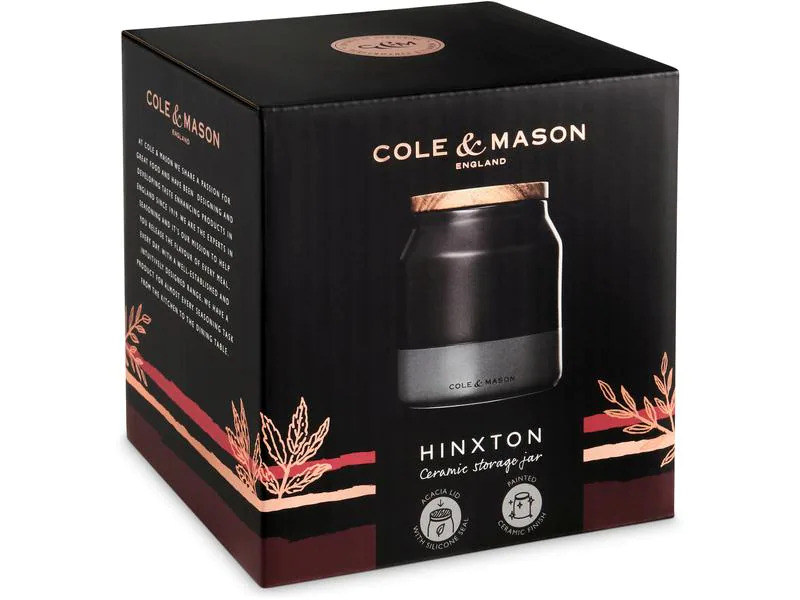 Cole&amp;Mason Vorratsdose Hinxton 0.86 l, Schwarz
