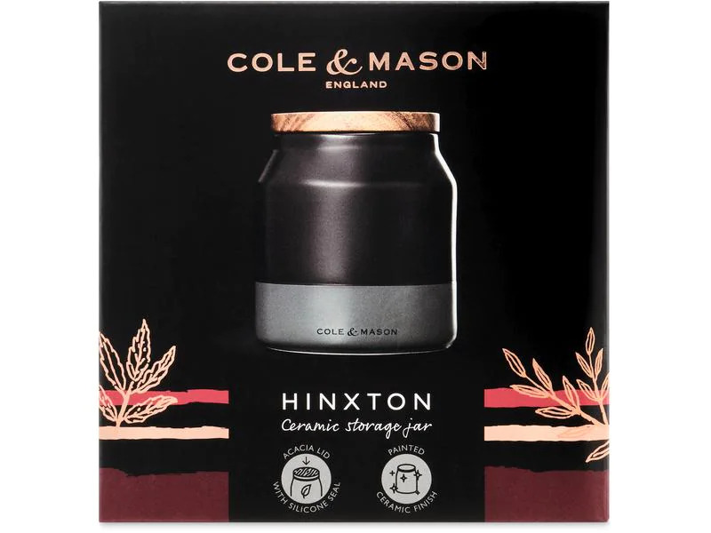 Cole&amp;Mason Vorratsdose Hinxton 0.86 l, Schwarz