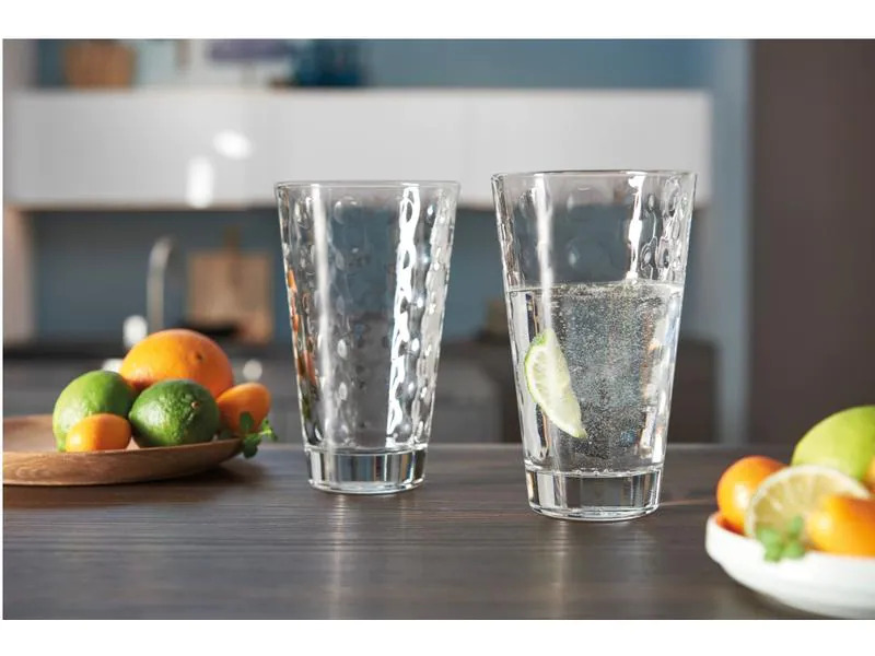 Leonardo Longdrinkglas Optic 540 ml, 4 Stück, Transparent