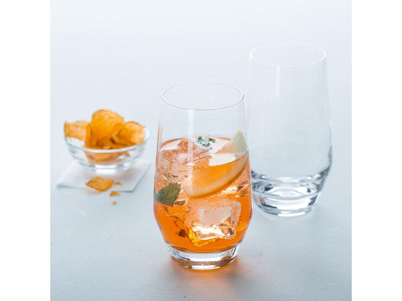 Leonardo Longdrinkglas Puccini 365 ml, 6 Stück, Transparent