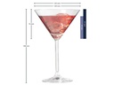 Leonardo Martiniglas Daily 270 ml, 6 Stück, Transparent
