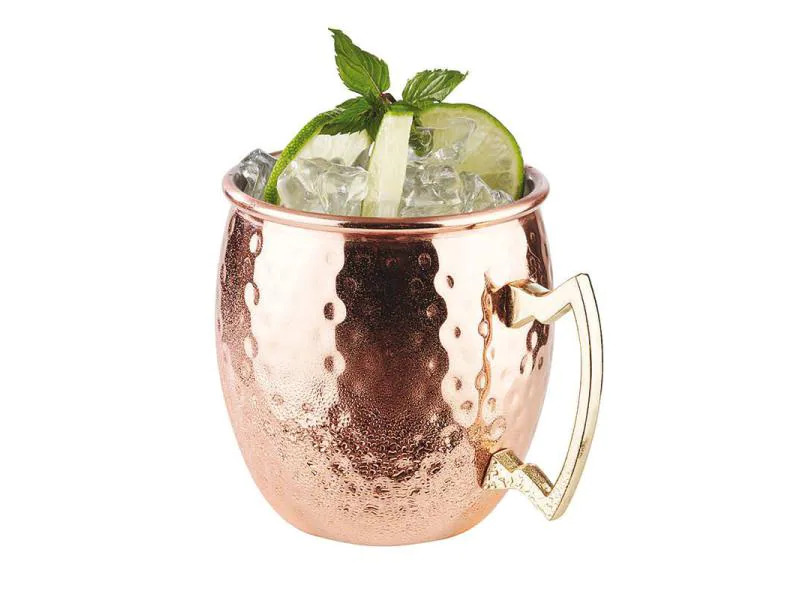 Paderno Cocktailbecher Moscow Mule 500 ml, 1 Stück, Kupfer
