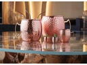 Paderno Cocktailbecher Moscow Mule Mini 60 ml, 4 Stück, Messing