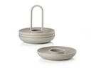 Zone Denmark Eierbecher Singles 4er Set, Grau