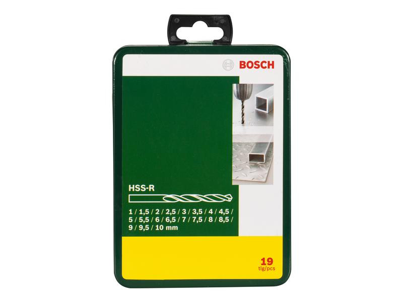 Bosch Metallbohrer-Set HSS-R, 19-teilig