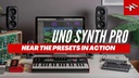 IK Multimedia Synthesizer UNO Synth Pro Desktop - Black Edition