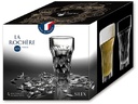 La Rochère Bierglas Silex 430 ml, 4 Stück, Transparent