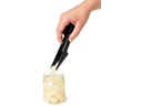 Stöckli Raclette-Zangenspachtel &amp; Grillzange, 2 Stück, Schwarz