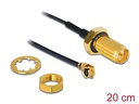 Delock Antennenkabel RP-SMA zu MHF I, 0.2 m