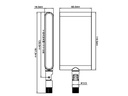 Delock WLAN-Antenne 802.11 ac/a/h/b/g/n RP-SMA 10 dBi Rundstrahl