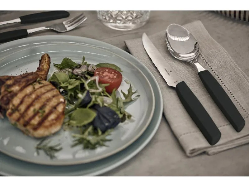 Victorinox Besteck-Set Swiss Modern 24-teilig, Schwarz