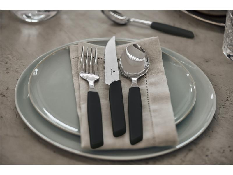Victorinox Besteck-Set Swiss Modern 24-teilig, Schwarz