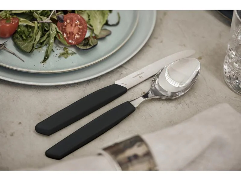 Victorinox Besteck-Set Swiss Modern 24-teilig, Schwarz