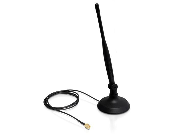 Delock WLAN-Antenne 802.11 b/g/n RP-SMA 4 dBi Rundstrahl